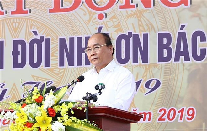 Le PM assiste à une fête de plantation d’arbres à Hanoï ảnh 1 Le PM assiste à une fête de plantation d’arbres à Hanoï ảnh 1