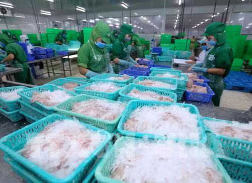 Le Vietnam affiche un excédent commercial sur sept mois ảnh 1