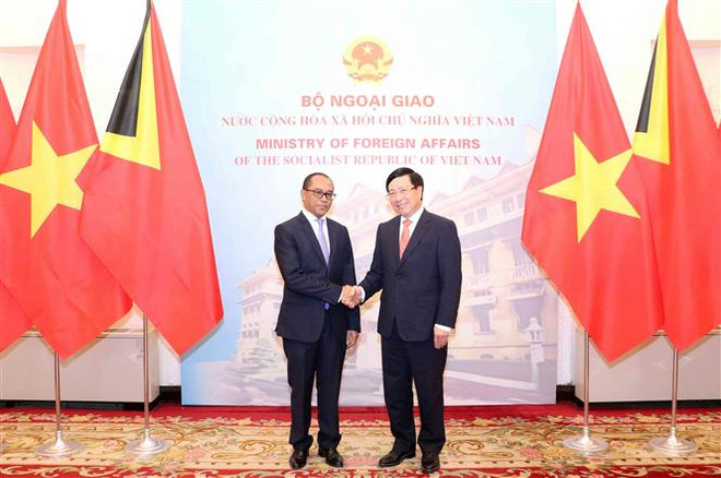 Vietnam – Timor-Leste : entretien entre les chefs de la diplomatie ảnh 1 Vietnam – Timor-Leste : entretien entre les chefs de la diplomatie ảnh 1