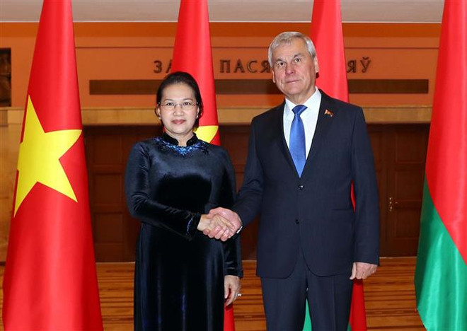La présidente de l’AN s’entretient avec le président de la Chambre des représentants biélorusse ảnh 1 La présidente de l’AN s’entretient avec le président de la Chambre des représentants biélorusse ảnh 1