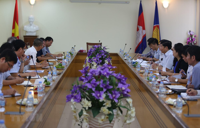 Une délégation intersectorielle vietnamienne au Cambodge ảnh 1 Une délégation intersectorielle vietnamienne au Cambodge ảnh 1