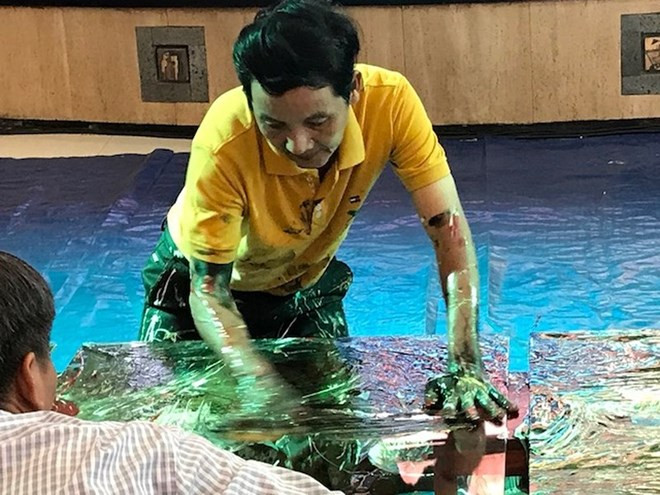 Un peintre vietnamien établit un record mondial ảnh 1