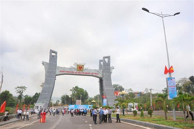 Gia Lai : inauguration du portail du poste frontalier de Le Thanh ảnh 1 Gia Lai : inauguration du portail du poste frontalier de Le Thanh ảnh 1