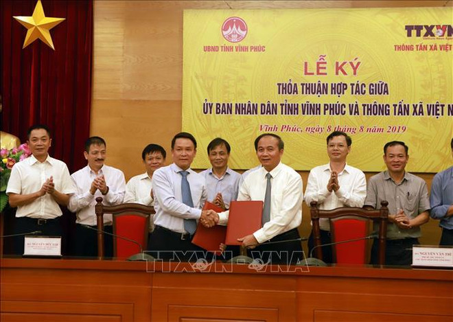 Coopération entre l’Agence vietnamienne d’Information et Vinh Phuc ảnh 1 Coopération entre l’Agence vietnamienne d’Information et Vinh Phuc ảnh 1