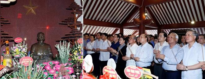 Des dirigeants rendent hommage au Président Ho Chi Minh ảnh 1 Des dirigeants rendent hommage au Président Ho Chi Minh ảnh 1