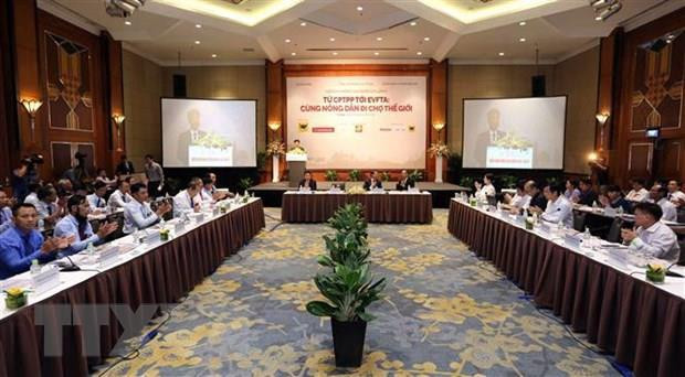Les accords CPTPP et EVFTA au menu du 4e Forum national des agriculteurs ảnh 1 Les accords CPTPP et EVFTA au menu du 4e Forum national des agriculteurs ảnh 1