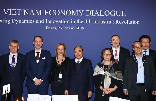 WEF 2019 : le PM dialogue avec des groupes multinationaux sur l’économie vietnamienne ảnh 1 WEF 2019 : le PM dialogue avec des groupes multinationaux sur l’économie vietnamienne ảnh 1