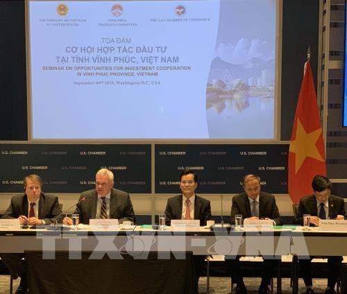 Vinh Phuc promeut l’investissement aux Etats-Unis ảnh 1 Vinh Phuc promeut l’investissement aux Etats-Unis ảnh 1