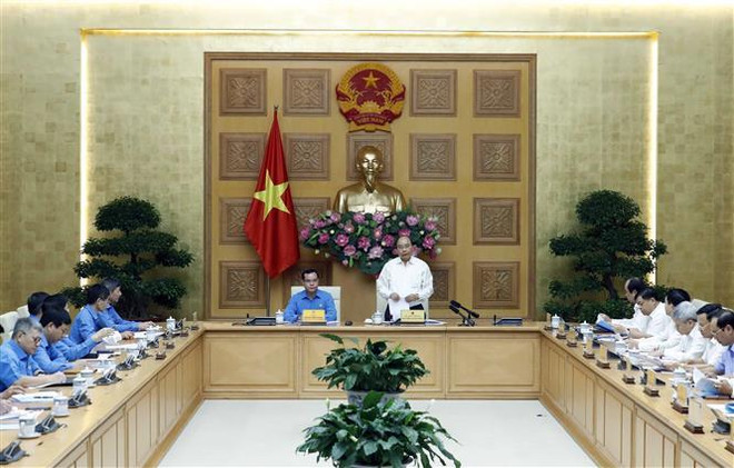 Le Premier ministre travaille avec le présidium de la CGTV ảnh 1 Le Premier ministre travaille avec le présidium de la CGTV ảnh 1