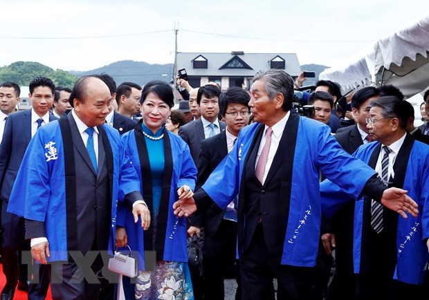 Le PM vietnamien présent au Festival de lotus Japon – Vietnam ảnh 2 Le PM vietnamien présent au Festival de lotus Japon – Vietnam ảnh 2