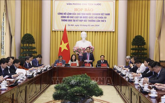 Décret du président du Vietnam sur deux lois adoptées par l'Assemblée nationale ảnh 1