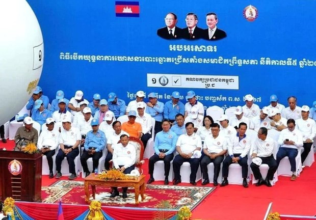 Début de la campagne pour les élections sénatoriales au Cambodge ảnh 1 Début de la campagne pour les élections sénatoriales au Cambodge ảnh 1