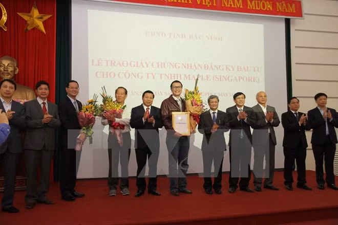 La Sarl singapourienne Maple investit 110 millions de dollars à Bac Ninh ảnh 1 La Sarl singapourienne Maple investit 110 millions de dollars à Bac Ninh ảnh 1