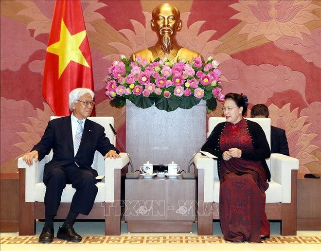 La présidente de l'AN reçoit une délégation de la Chambre des conseillers du Japon ảnh 1 La présidente de l'AN reçoit une délégation de la Chambre des conseillers du Japon ảnh 1