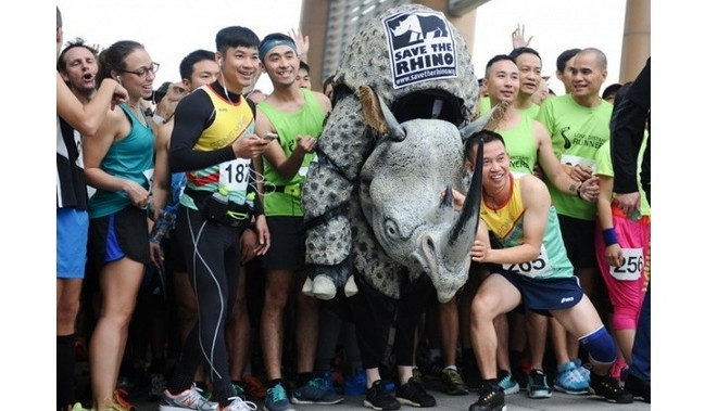 Hanoi : "Course pour les rhinocéros" ảnh 1 Hanoi : "Course pour les rhinocéros" ảnh 1