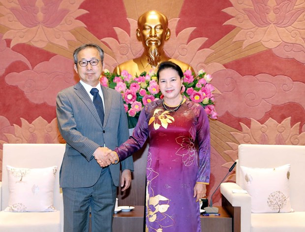 La présidente Nguyen Thi Kim Ngan reçoit l'ambassadeur du Japon ảnh 1 La présidente Nguyen Thi Kim Ngan reçoit l'ambassadeur du Japon ảnh 1