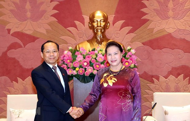 La présidente de l’AN reçoit le nouvel ambassadeur du Cambodge ảnh 1 La présidente de l’AN reçoit le nouvel ambassadeur du Cambodge ảnh 1