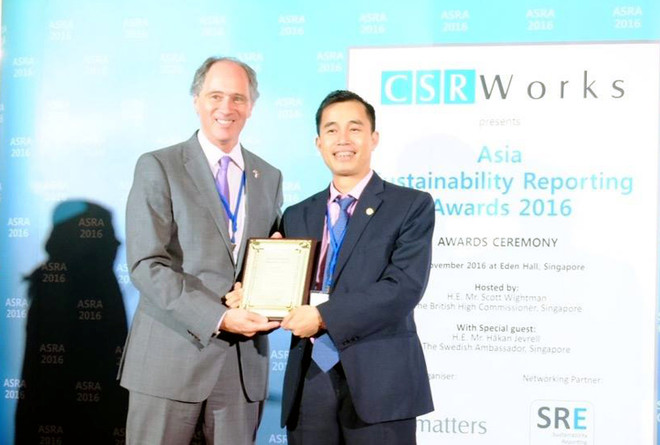 Le groupe Bao Viet remporte le Prix du meilleur Rapport développement durable de l’Asie ảnh 1 Le groupe Bao Viet remporte le Prix du meilleur Rapport développement durable de l’Asie ảnh 1