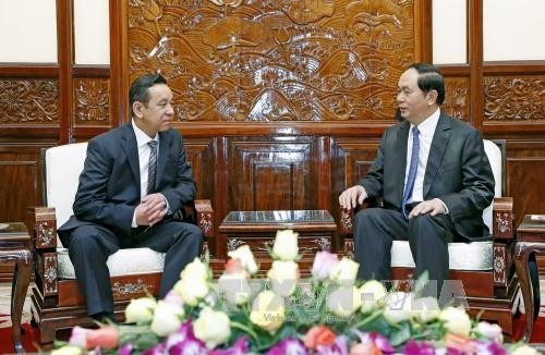 Le président Tran Dai Quang salue de nouveaux ambassadeurs ảnh 2 Le président Tran Dai Quang salue de nouveaux ambassadeurs ảnh 2