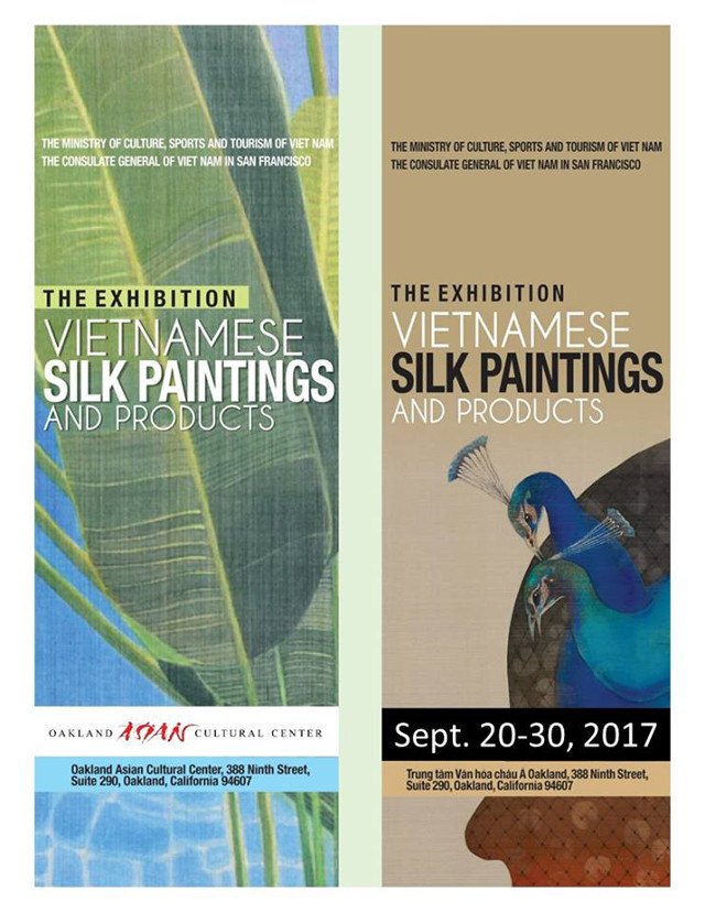 La peinture sur soie vietnamienne s’expose en Californie ảnh 1