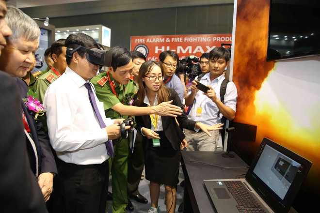 Ouverture de l’exposition Fire Safety & Rescue Vietnam - Secutech Vietnam 2018 ảnh 1