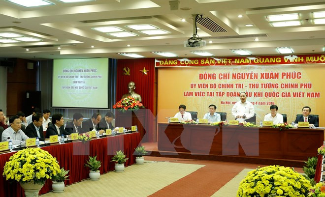 Le Premier ministre Nguyen Xuan Phuc travaille avec PetroVietnam ảnh 1 Le Premier ministre Nguyen Xuan Phuc travaille avec PetroVietnam ảnh 1