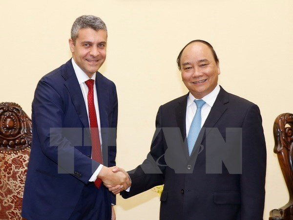 Nguyen Xuan Phuc reçoit un responsable de Goldman Sachs ảnh 1 Nguyen Xuan Phuc reçoit un responsable de Goldman Sachs ảnh 1