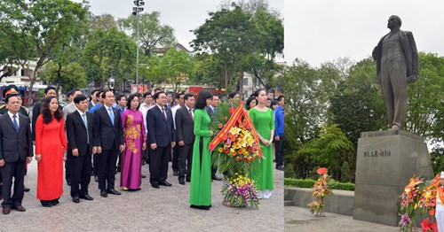 Commémorations du 146e anniversaire de la naissance de Lénine à Hanoi ảnh 1 Commémorations du 146e anniversaire de la naissance de Lénine à Hanoi ảnh 1