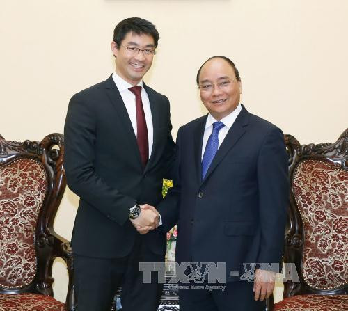 Le Premier ministre reçoit à Hanoi le directeur exécutif du WEF ảnh 1 Le Premier ministre reçoit à Hanoi le directeur exécutif du WEF ảnh 1