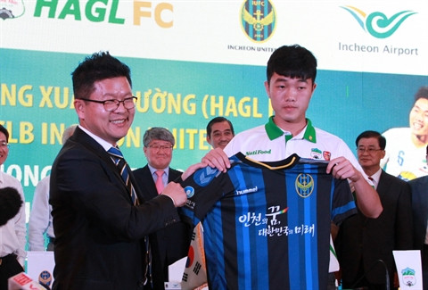 Transfert réussi d'un jeune footballeur vietnamien vers la République de Corée ảnh 1 Transfert réussi d'un jeune footballeur vietnamien vers la République de Corée ảnh 1