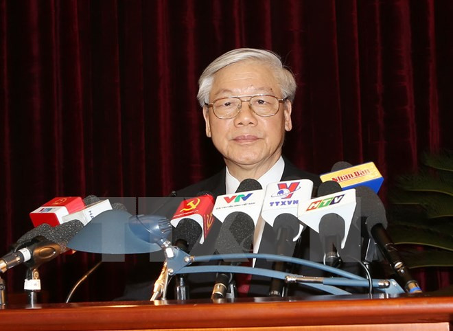 Clôture du 2ème plénum du Comité central du Parti communiste du Vietnam ảnh 1 Clôture du 2ème plénum du Comité central du Parti communiste du Vietnam ảnh 1