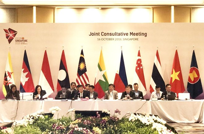 Conférence consultative commune pour préparer le 33e Sommet de l’ASEAN ảnh 1 Conférence consultative commune pour préparer le 33e Sommet de l’ASEAN ảnh 1