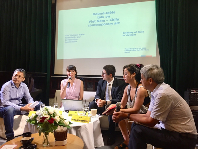 Des arts contemporains au menu des discussions des artistes vietnamiens et chiliens ảnh 1 Des arts contemporains au menu des discussions des artistes vietnamiens et chiliens ảnh 1