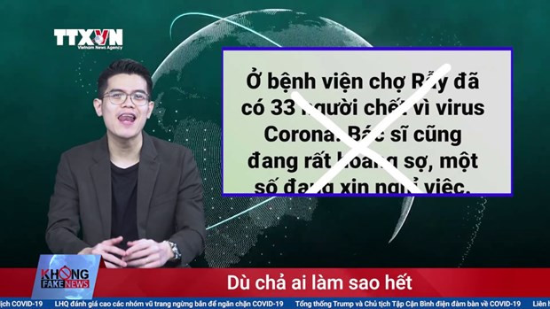 La VNA présente une chanson anti-fausses nouvelles avec sous-titres en 15 langues ảnh 1 La VNA présente une chanson anti-fausses nouvelles avec sous-titres en 15 langues ảnh 1
