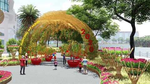 Foire des fleurs printanières de Phú My Hung 2020 ảnh 1 Foire des fleurs printanières de Phú My Hung 2020 ảnh 1