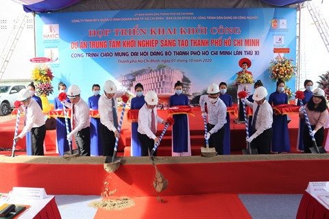 Hô Chi Minh-Ville : Démarrage du chantier du Centre d'entrepreneuriat et d'innovation ảnh 1 Hô Chi Minh-Ville : Démarrage du chantier du Centre d'entrepreneuriat et d'innovation ảnh 1