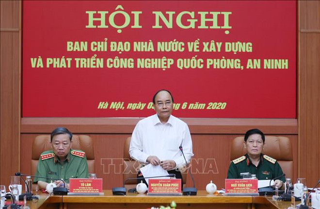 Réunion consacrée au développement de l'industrie de la défense et de la sécurité ảnh 1 Réunion consacrée au développement de l'industrie de la défense et de la sécurité ảnh 1