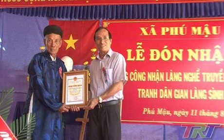 Reconnaissance du "Village de métier traditionnel" pour le village de Sinh ảnh 1 Reconnaissance du "Village de métier traditionnel" pour le village de Sinh ảnh 1