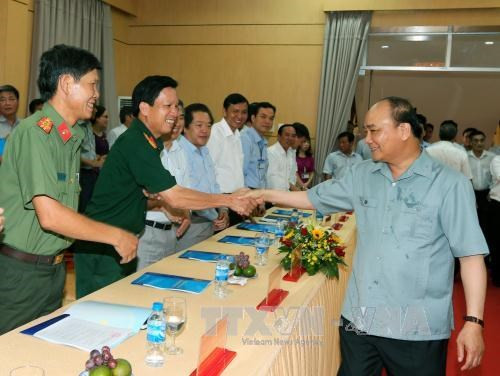 Le Premier ministre en tournée à Quang Ngai ảnh 1 Le Premier ministre en tournée à Quang Ngai ảnh 1