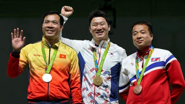 JO : Hoàng Xuân Vinh monte de nouveau sur le podium ảnh 1 JO : Hoàng Xuân Vinh monte de nouveau sur le podium ảnh 1