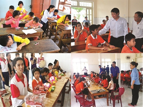 Les enfants se sentent à l’aise dans ce Centre qui se veut d’être leur deuxième foyer. Photo : QN/CVN Les enfants se sentent à l’aise dans ce Centre qui se veut d’être leur deuxième foyer. Photo : QN/CVN
