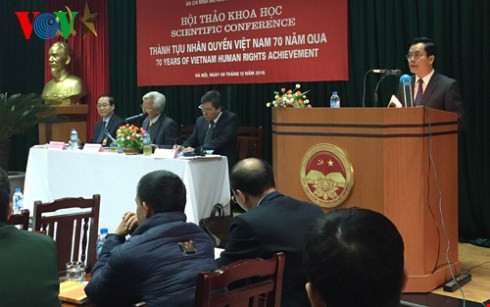 Droits de l’homme : le Vietnam obtient des acquis importants ảnh 1 Droits de l’homme : le Vietnam obtient des acquis importants ảnh 1