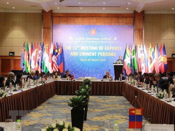 ASEAN : le groupe d’experts et personnes éminentes de l’ARF se réunit à Hanoï ảnh 1 ASEAN : le groupe d’experts et personnes éminentes de l’ARF se réunit à Hanoï ảnh 1