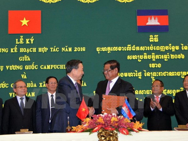 Vietnam et Cambodge coopèrent dans la sécurité ảnh 1 Vietnam et Cambodge coopèrent dans la sécurité ảnh 1