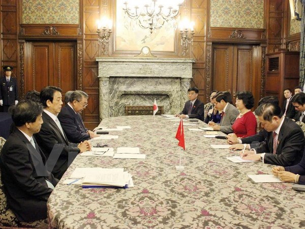 La vice-présidente de l’AN Nguyen Thi Kim Ngan en visite officielle au Japon ảnh 1 La vice-présidente de l’AN Nguyen Thi Kim Ngan en visite officielle au Japon ảnh 1