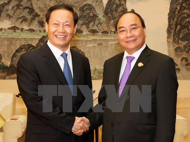 Le Premier ministre Nguyên Xuân Phuc plaide pour la coopération avec Guangxi ảnh 1 Le Premier ministre Nguyên Xuân Phuc plaide pour la coopération avec Guangxi ảnh 1