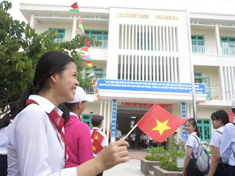 L’originalité au collège Hoàng Sa à Dà Nang ảnh 1 L’originalité au collège Hoàng Sa à Dà Nang ảnh 1