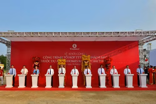 Mise en chantier d’un complexe commercial et hôtelier à Hai Phong ảnh 1