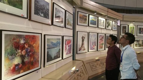 Exposition internationale d’aquarelles à Hanoï ảnh 3 Exposition internationale d’aquarelles à Hanoï ảnh 3