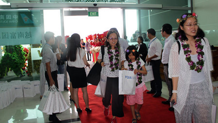 Inauguration de la ligne aérienne Guangzhou-Phu Quoc ảnh 1 Inauguration de la ligne aérienne Guangzhou-Phu Quoc ảnh 1